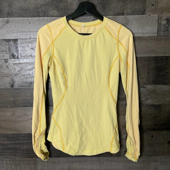 SOLD Lululemon Womens Long Sleeve Top 4 - Picture 1 of 2